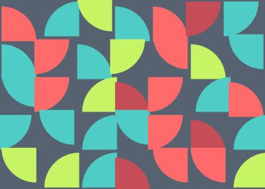 Soyut Geometrik Desen üretken hesaplama sanatı çizimi