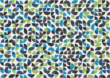 Soyut Geometrik Desen üretken hesaplama sanatı çizimi