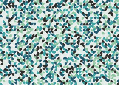 Soyut Geometrik Desen üretken hesaplama sanatı çizimi