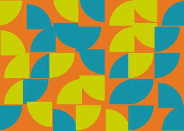 Soyut Geometrik Desen üretken hesaplama sanatı çizimi