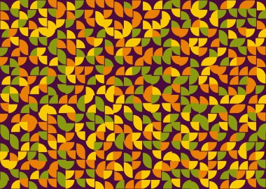 Soyut Geometrik Desen üretken hesaplama sanatı çizimi