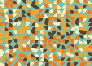 Soyut Geometrik Desen üretken hesaplama sanatı çizimi