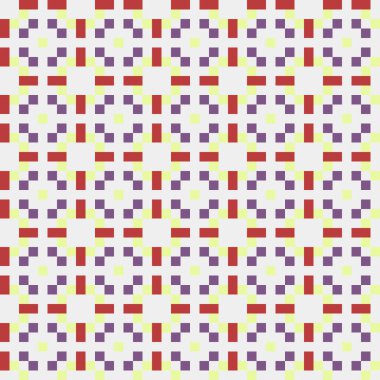 Soyut çapraz desenli üretken hesaplama sanatı çizimi