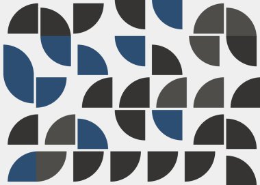 Soyut Geometrik Desen üretken hesaplama sanatı çizimi