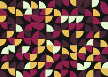 Soyut Geometrik Desen üretken hesaplama sanatı çizimi