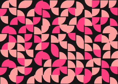 Soyut Geometrik Desen üretken hesaplama sanatı çizimi