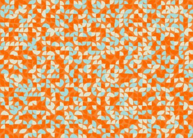 Soyut Geometrik Desen üretken hesaplama sanatı çizimi