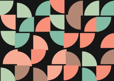 Soyut Geometrik Desen üretken hesaplama sanatı çizimi