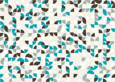 Soyut Geometrik Desen üretken hesaplama sanatı çizimi