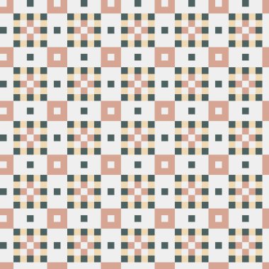 Soyut Geometrik Desen, üretken hesaplayıcı sanat vektörü çizimi