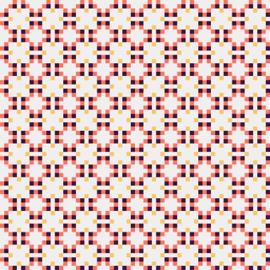 Soyut Geometrik Desen, üretken hesaplayıcı sanat vektörü çizimi