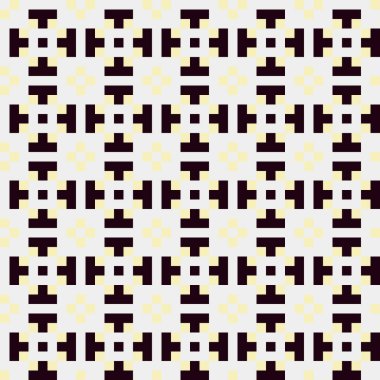 Soyut Geometrik Desen, üretken hesaplama sanatı, vektör illüstrasyonu