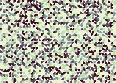 Soyut Geometrik Desen üretken hesaplama sanatı çizimi