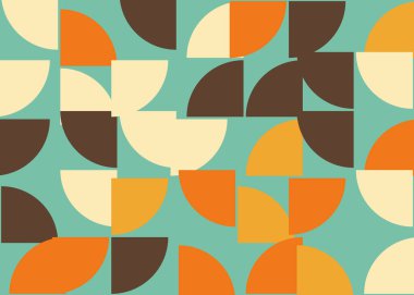 Soyut Geometrik Desen üretken hesaplama sanatı çizimi