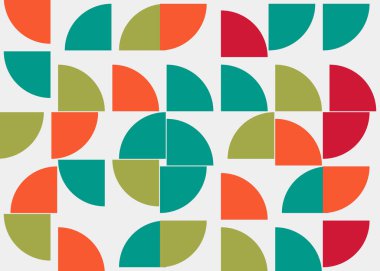 Soyut Geometrik Desen üretken hesaplama sanatı çizimi