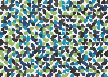 Soyut Geometrik Desen üretken hesaplama sanatı çizimi