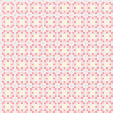 Soyut çapraz desen, üretken hesaplama sanatı, vektör illüstrasyonu 