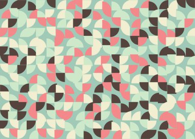 Soyut Geometrik Desen üretken hesaplama sanatı çizimi