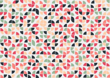 Soyut Geometrik Desen üretken hesaplama sanatı çizimi