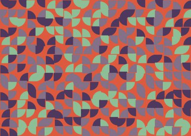 Soyut Geometrik Desen üretken hesaplama sanatı çizimi