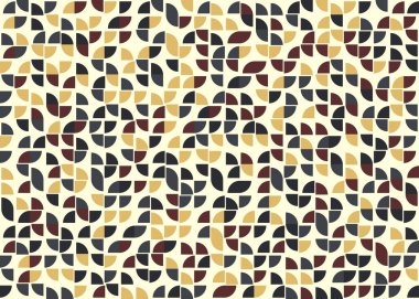 Soyut Geometrik Desen üretken hesaplama sanatı çizimi