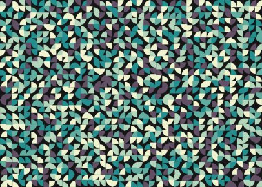 Soyut Geometrik Desen üretken hesaplama sanatı çizimi