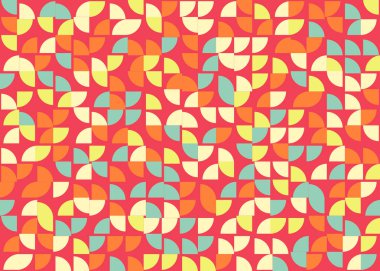 Soyut Geometrik Desen üretken hesaplama sanatı çizimi