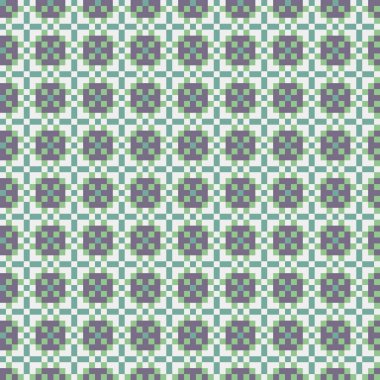 Soyut çapraz desenli üretken hesaplama sanatı çizimi