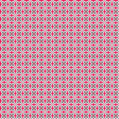 Soyut çapraz desenli üretken hesaplama sanatı çizimi