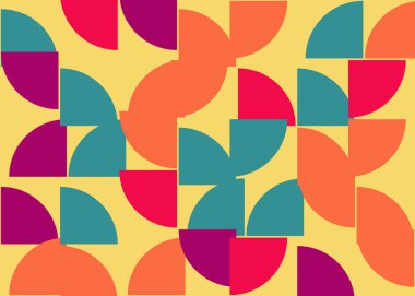 Soyut Geometrik Desen üretken hesaplama sanatı çizimi