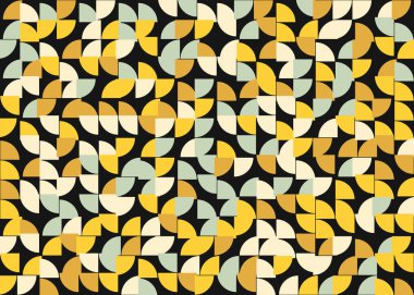 Soyut Geometrik Desen üretken hesaplama sanatı çizimi