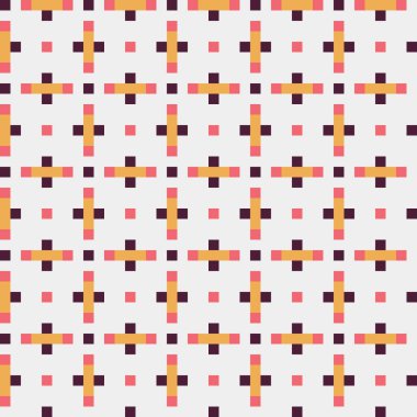 Soyut Geometrik Desen, üretken hesaplama sanatı, vektör illüstrasyonu