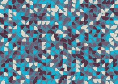 Soyut Geometrik Desen üretken hesaplama sanatı çizimi