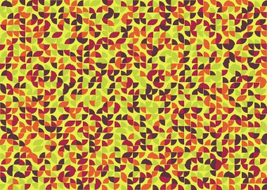 Soyut Geometrik Desen üretken hesaplama sanatı çizimi