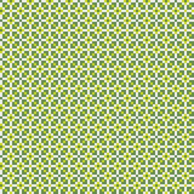 Soyut Geometrik Desen, üretken hesaplama sanatı, vektör illüstrasyonu