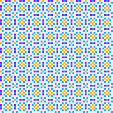 Soyut çapraz desen, üretken hesaplama sanatı illüstrasyonu