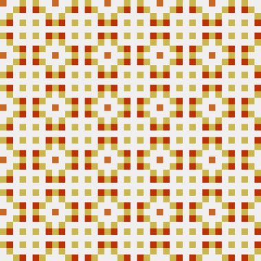 Soyut Geometrik Desen, üretken hesaplama sanatı, vektör illüstrasyonu