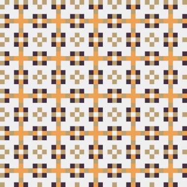 Soyut çapraz desenli üretken hesaplama sanatı çizimi