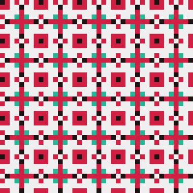 Soyut çapraz desen, üretken hesaplama sanatı illüstrasyonu