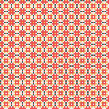 Soyut çapraz desen, üretken hesaplama sanatı illüstrasyonu