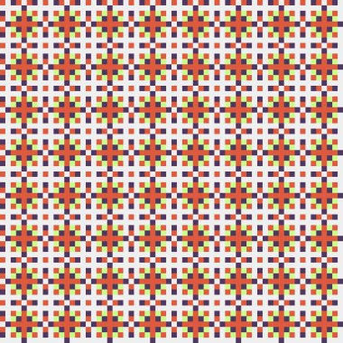 Soyut Geometrik Desen, üretken hesaplama sanatı, vektör illüstrasyonu