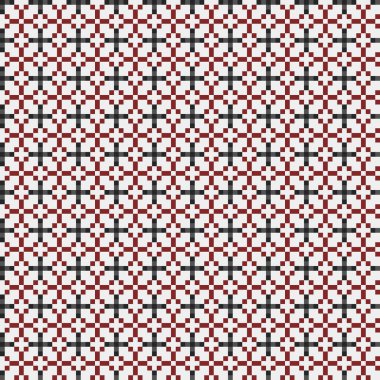 Soyut çapraz desen, üretken hesaplama sanatı illüstrasyonu