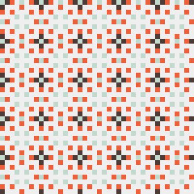 Soyut Geometrik Desen, üretken hesaplayıcı sanat vektörü çizimi