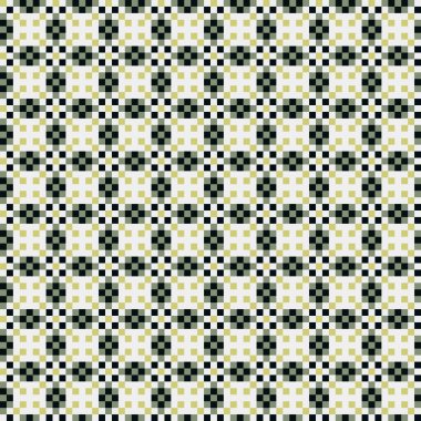 Soyut çapraz desenli üretken hesaplama sanatı çizimi