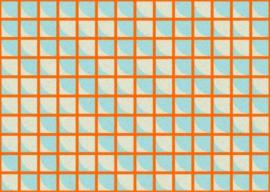 Soyut Geometrik Desen, üretken hesaplama sanatı, vektör illüstrasyonu 