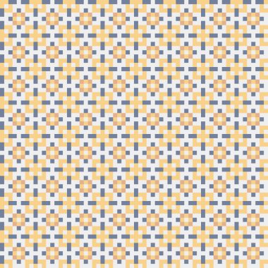 Soyut çapraz desenli üretken hesaplama sanatı çizimi