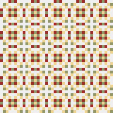 Soyut çapraz desenli üretken hesaplama sanatı çizimi