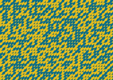 Soyut Geometrik Desen, üretken hesaplama sanatı, vektör illüstrasyonu 