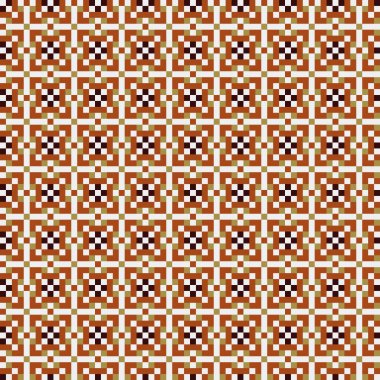 Soyut Geometrik Desen, üretken hesaplama sanatı, vektör illüstrasyonu