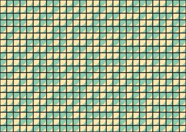 Soyut Geometrik Desen, üretken hesaplama sanatı, vektör illüstrasyonu 